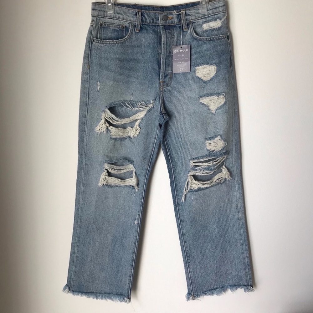 {LF} Carmar Portia Ome Distressed Denim Jeans